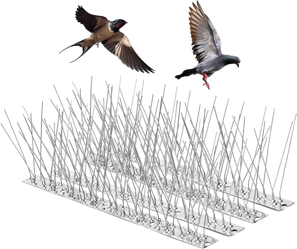 Humane Bird Control with Strong and Durable Bird Spikes